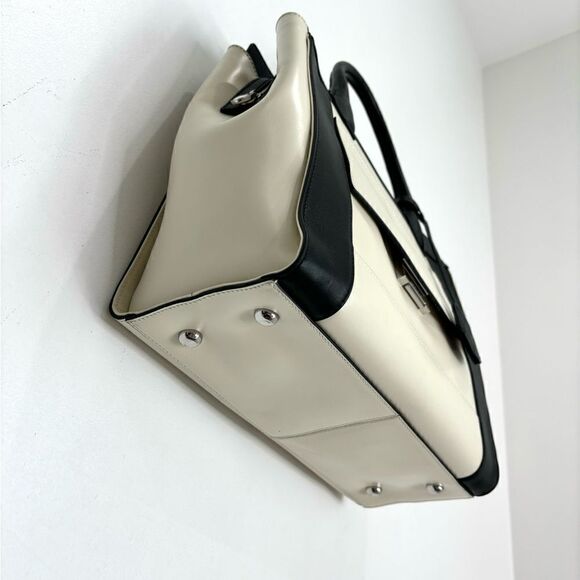 NWT $425 Karen Millen Bag in Black and White - Picture 7 of 12